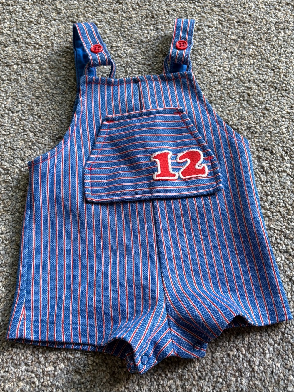 Vintage Carter’s 1970s 1980s baby bib overalls 18 months